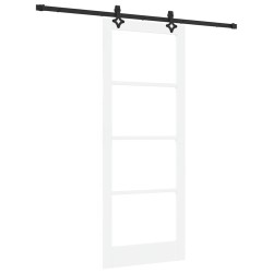 Porte coulissante ORKDAL Blanc et Noir 83 x 211 cm 649735649735