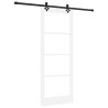 Porte coulissante ORKDAL Blanc et Noir 83 x 211 cm 649735649735