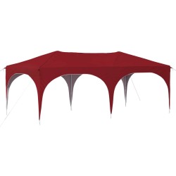 Tente de fête pop-up 575 x 288 x 245 cm Bordeaux Tissu Oxford 649737649737