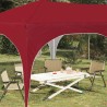 Tente de fête pop-up 575 x 288 x 245 cm Bordeaux Tissu Oxford 649737649737
