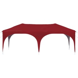 Tente de fête pop-up 575 x 288 x 245 cm Bordeaux Tissu Oxford 649737649737