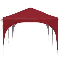 Tente de fête pop-up 575 x 288 x 245 cm Bordeaux Tissu Oxford 649737649737