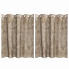 Rideaux en velours 2 pcs Champagne 140 x 140 cm Velours 649738649738