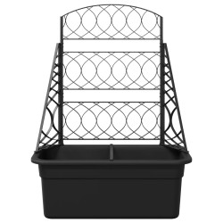 Treillis de jardinière Anthracite 58 x 29 x 78 cm PP 649748649748