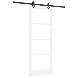 Porte coulissante ORKDAL Blanc et Noir 83 x 211 cm 649749649749