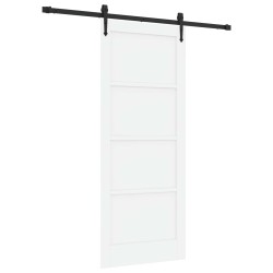 Porte coulissante ORKDAL Blanc et noir 83 x 202 cm 649752649752