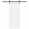 Porte coulissante ORKDAL Blanc et noir 83 x 202 cm 649752649752