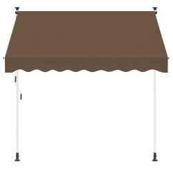 Auvent rétractable manuel Taupe 100 cm 649758649758
