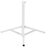 Support de parasol Blanc Acier for 25-32 mm Pole 649766649766