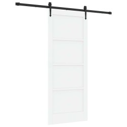 Porte coulissante ORKDAL Blanc et noir 83 x 202 cm 649767649767