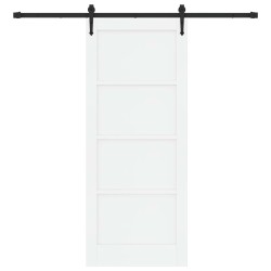 Porte coulissante ORKDAL Blanc et noir 83 x 202 cm 649767649767