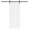 Porte coulissante ORKDAL Blanc et noir 83 x 202 cm 649767649767