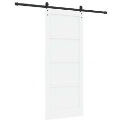 Porte coulissante ORKDAL Blanc et noir 83 x 202 cm 649767649767