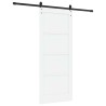 Porte coulissante ORKDAL Blanc et noir 83 x 202 cm 649767649767