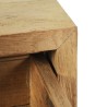  Tables de chevet 2 pcs 40x30x50 cm teck massif 