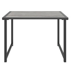  Table de jardin anthracite 55x40x37 cm acier 