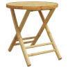 Table de jardin pliable Ø45x45 cm bambou 