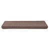  Tapis d'escalier 15 pcs 65x21x4 cm Marron alsavelo 