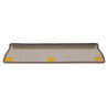  Tapis d'escalier 15 pcs 65x21x4 cm Marron alsavelo 