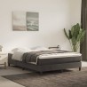  Cadre de lit sans matelas gris foncé 140x190 cm velours alsavelo 