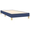 Sommier à lattes de lit avec matelas Bleu 80x200 cm Tissu alsavelo 