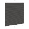  Store plissé noir 115x150 cm largeur du tissu 114,4cm polyester alsavelo 