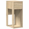  Support de tour d'ordinateur et tiroir chêne sonoma 30x44x74 cm alsavelo 
