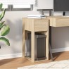  Support de tour d'ordinateur et tiroir chêne sonoma 30x44x74 cm alsavelo 