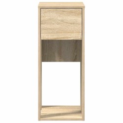  Support de tour d'ordinateur et tiroir chêne sonoma 30x44x74 cm alsavelo 