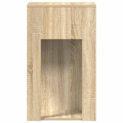  Support de tour d'ordinateur et tiroir chêne sonoma 30x44x74 cm alsavelo 