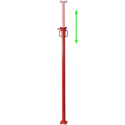  Support Acrow 280 cm Rouge alsavelo 