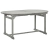  Table à dîner de jardin (160-240)x100x75cm Bois d'acacia massif alsavelo 