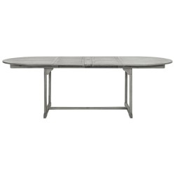  Table à dîner de jardin (160-240)x100x75cm Bois d'acacia massif alsavelo 