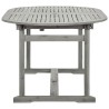  Table à dîner de jardin (160-240)x100x75cm Bois d'acacia massif alsavelo 