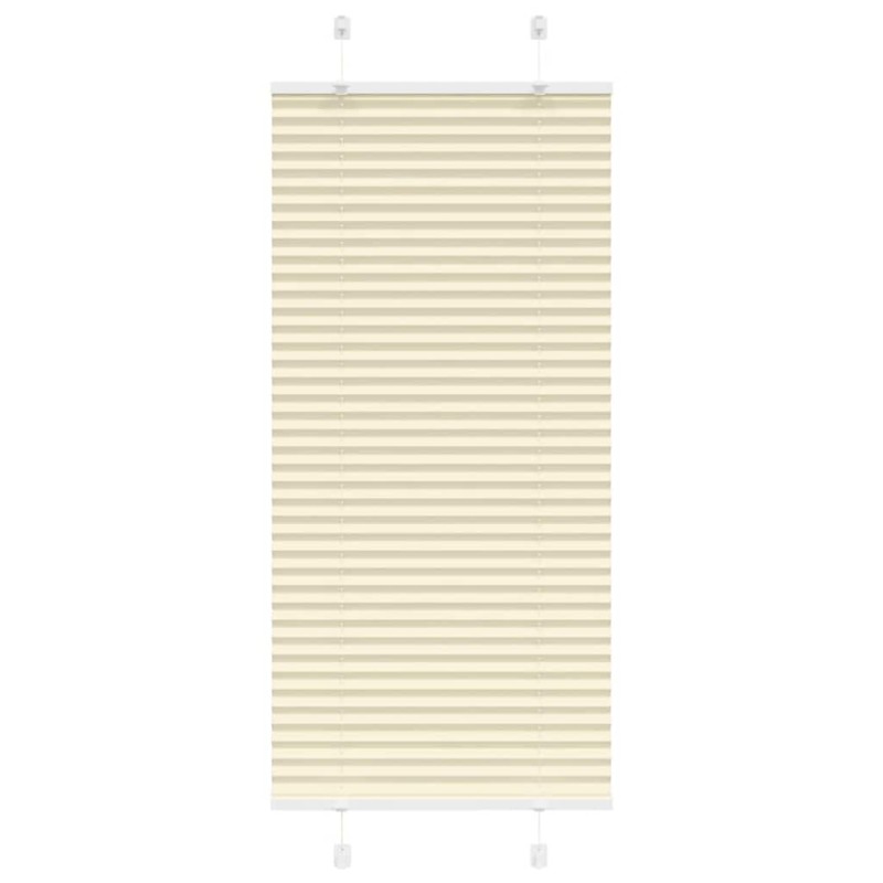  Store plissé crème 55x100 cm largeur du tissu 54,4 cm polyester alsavelo 