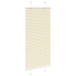  Store plissé crème 55x100 cm largeur du tissu 54,4 cm polyester alsavelo 