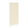  Store plissé crème 55x100 cm largeur du tissu 54,4 cm polyester alsavelo 