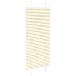  Store plissé crème 55x100 cm largeur du tissu 54,4 cm polyester alsavelo 