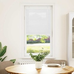 Store plissé blanc 55x150 cm largeur du tissu 54,4 cm polyester alsavelo 