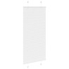  Store plissé blanc 55x150 cm largeur du tissu 54,4 cm polyester alsavelo 