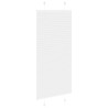  Store plissé blanc 55x150 cm largeur du tissu 54,4 cm polyester alsavelo 