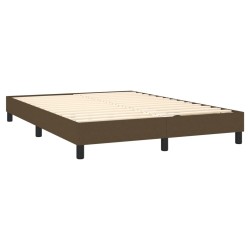  Sommier à lattes de lit avec matelas Marron foncé 140x190 cm alsavelo 
