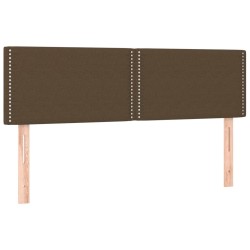  Sommier à lattes de lit avec matelas Marron foncé 140x190 cm alsavelo 