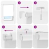  Store enrouleur de douche avec cassette largeur du tissu 146 cm alsavelo 