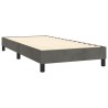  Sommier à lattes de lit et matelas Gris foncé 80x200 cm Velours alsavelo 