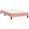  Sommier à lattes de lit et matelas Rose 80x200 cm Velours alsavelo 