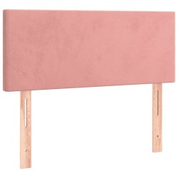  Sommier à lattes de lit et matelas Rose 80x200 cm Velours alsavelo 