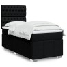  Sommier à lattes de lit et matelas Noir 80x200 cm Tissu alsavelo 