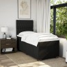  Sommier à lattes de lit et matelas Noir 80x200 cm Tissu alsavelo 