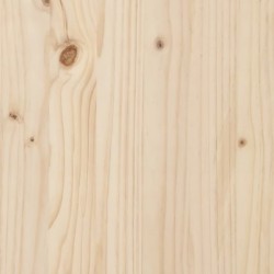  Cadre de lit sans matelas 140x190 cm bois massif alsavelo 
